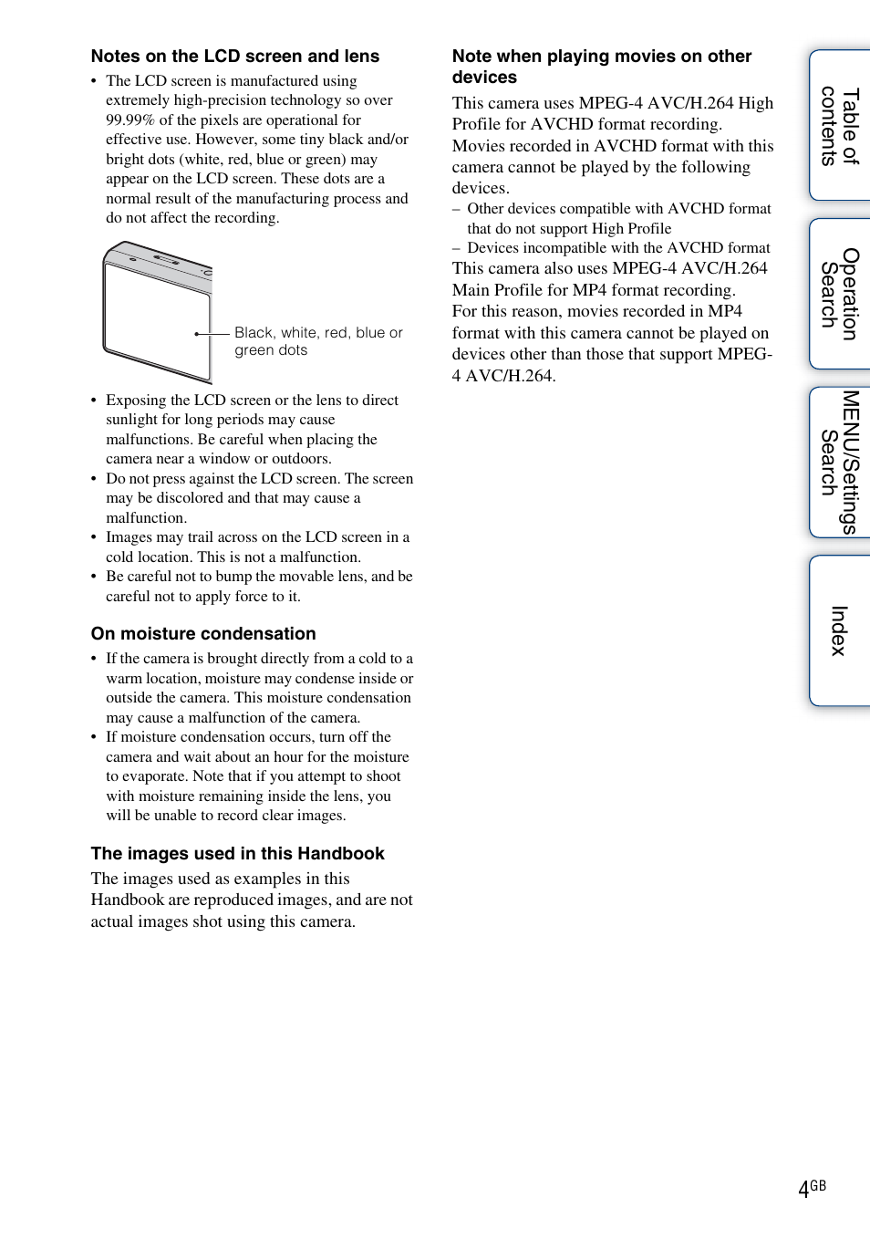 Sony DSC-WX5 User Manual | Page 4 / 171