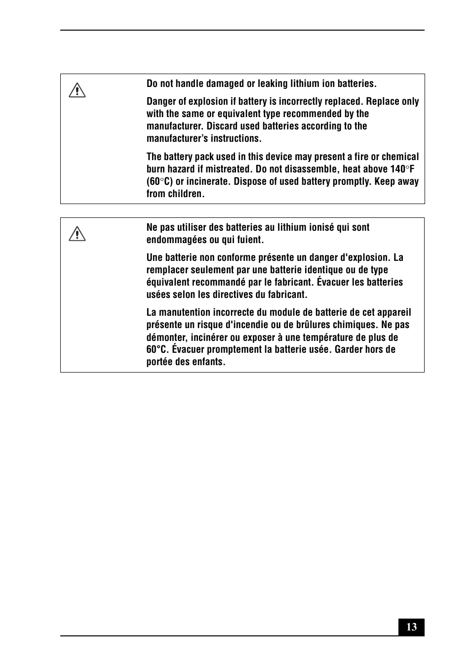 Sony VGN-BX540 User Manual | Page 13 / 20