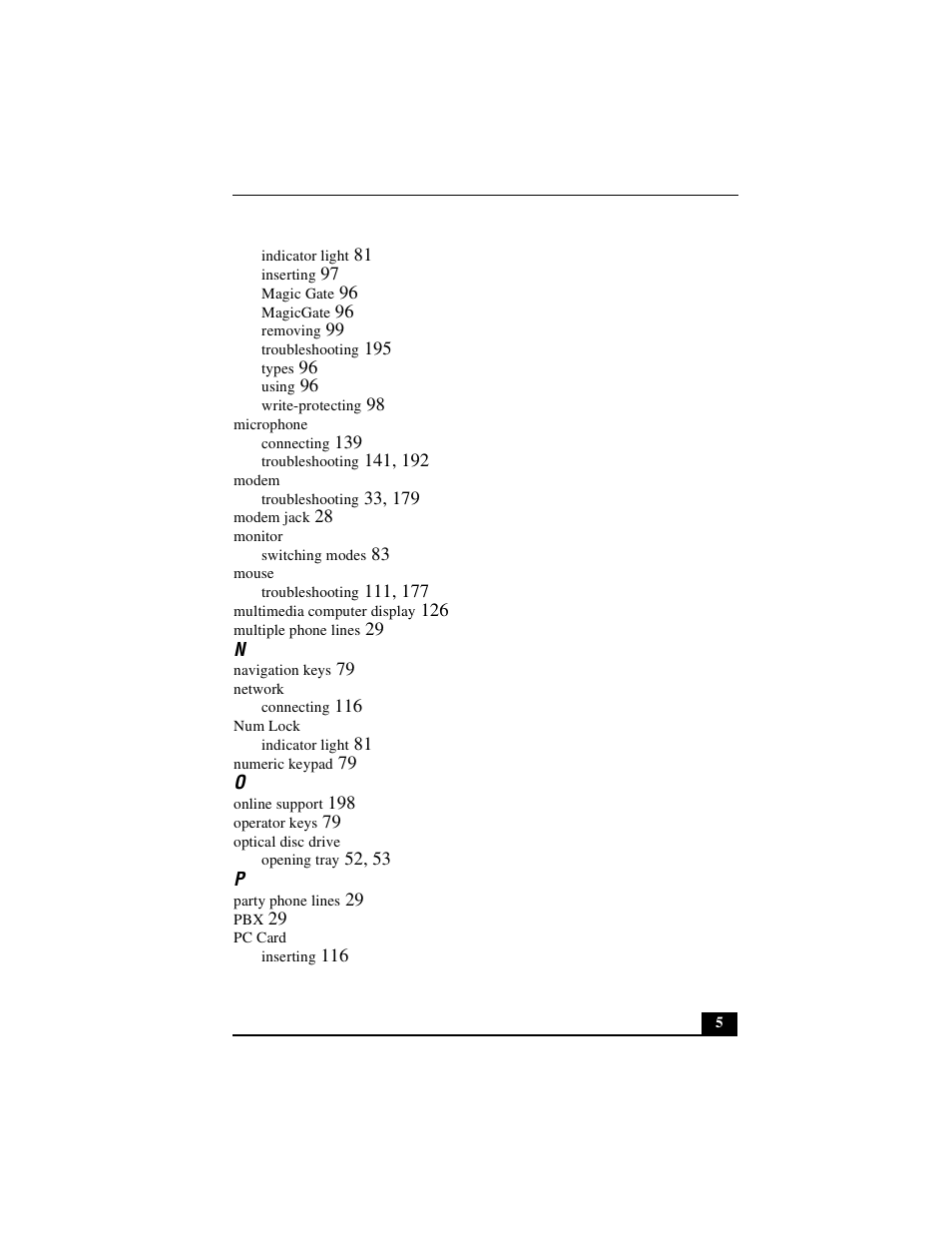 Sony PCG-NV290 User Manual | Page 203 / 206