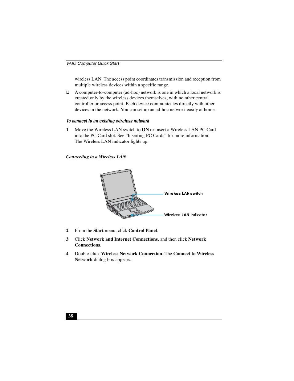 Sony PCG-NV290 User Manual | Page 38 / 206