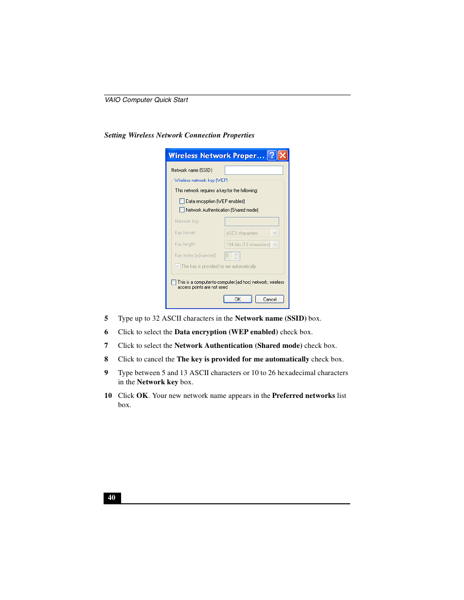 Sony PCG-NV290 User Manual | Page 40 / 206