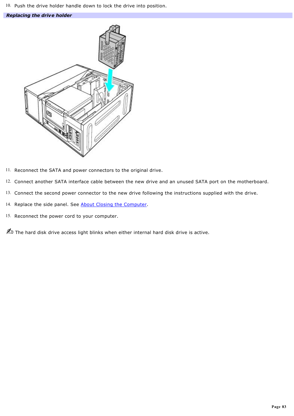 Sony VGC-RA940G User Manual | Page 83 / 271