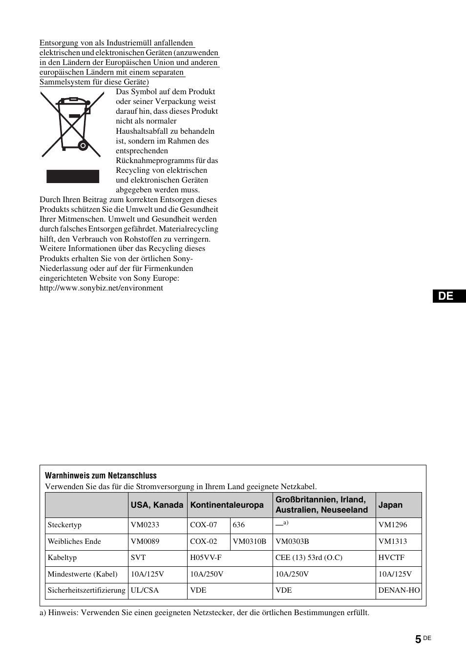 Sony FWD-50PX3 User Manual | Page 137 / 308