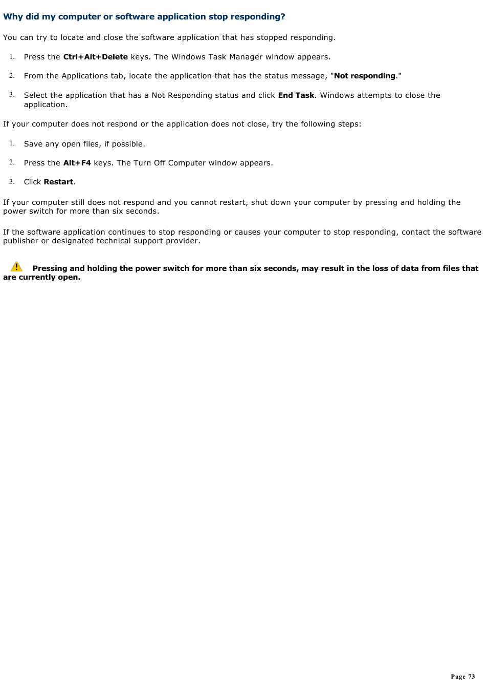 Sony PCV-RX861 User Manual | Page 73 / 119