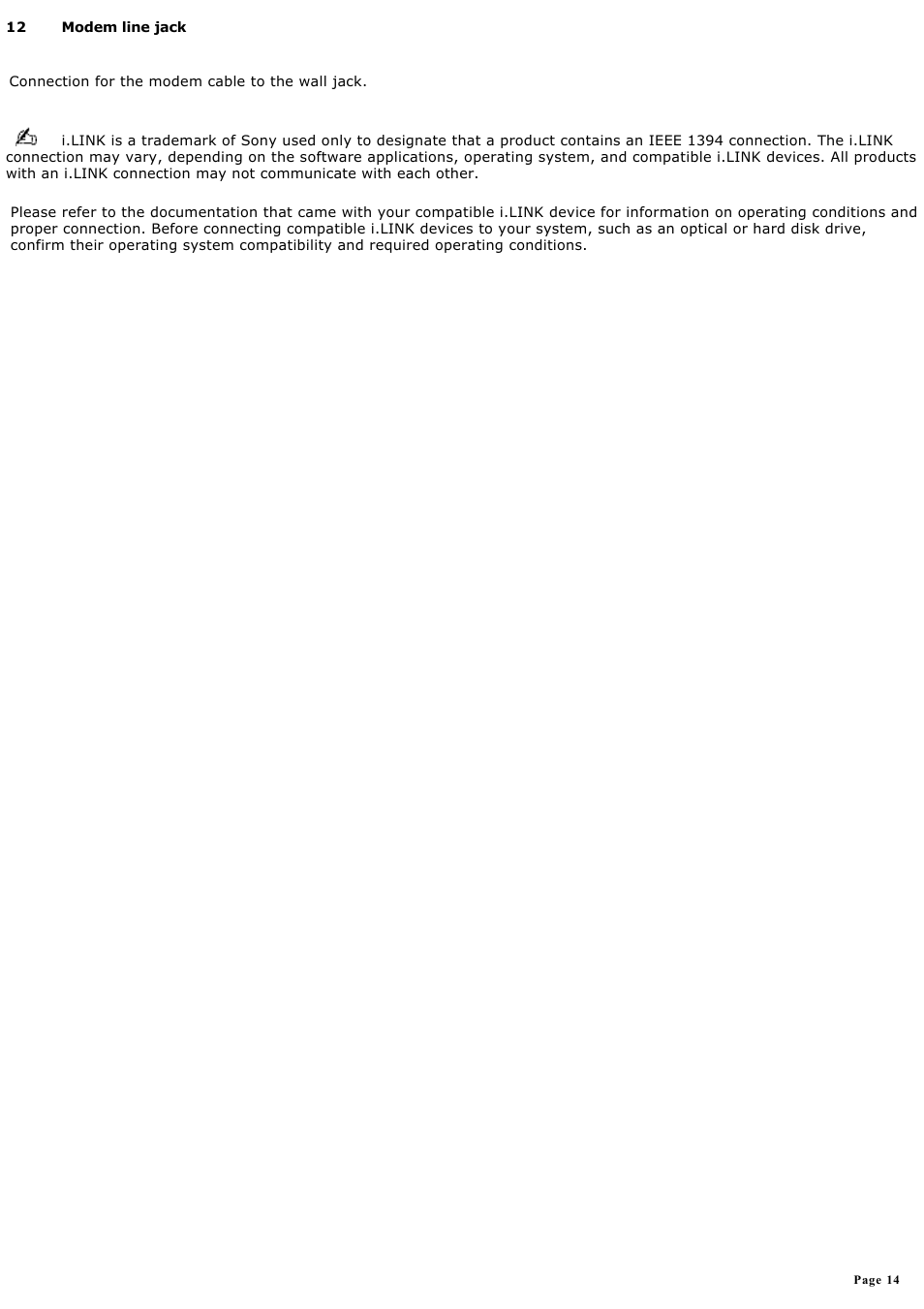 Sony PCV-RS412 User Manual | Page 14 / 146