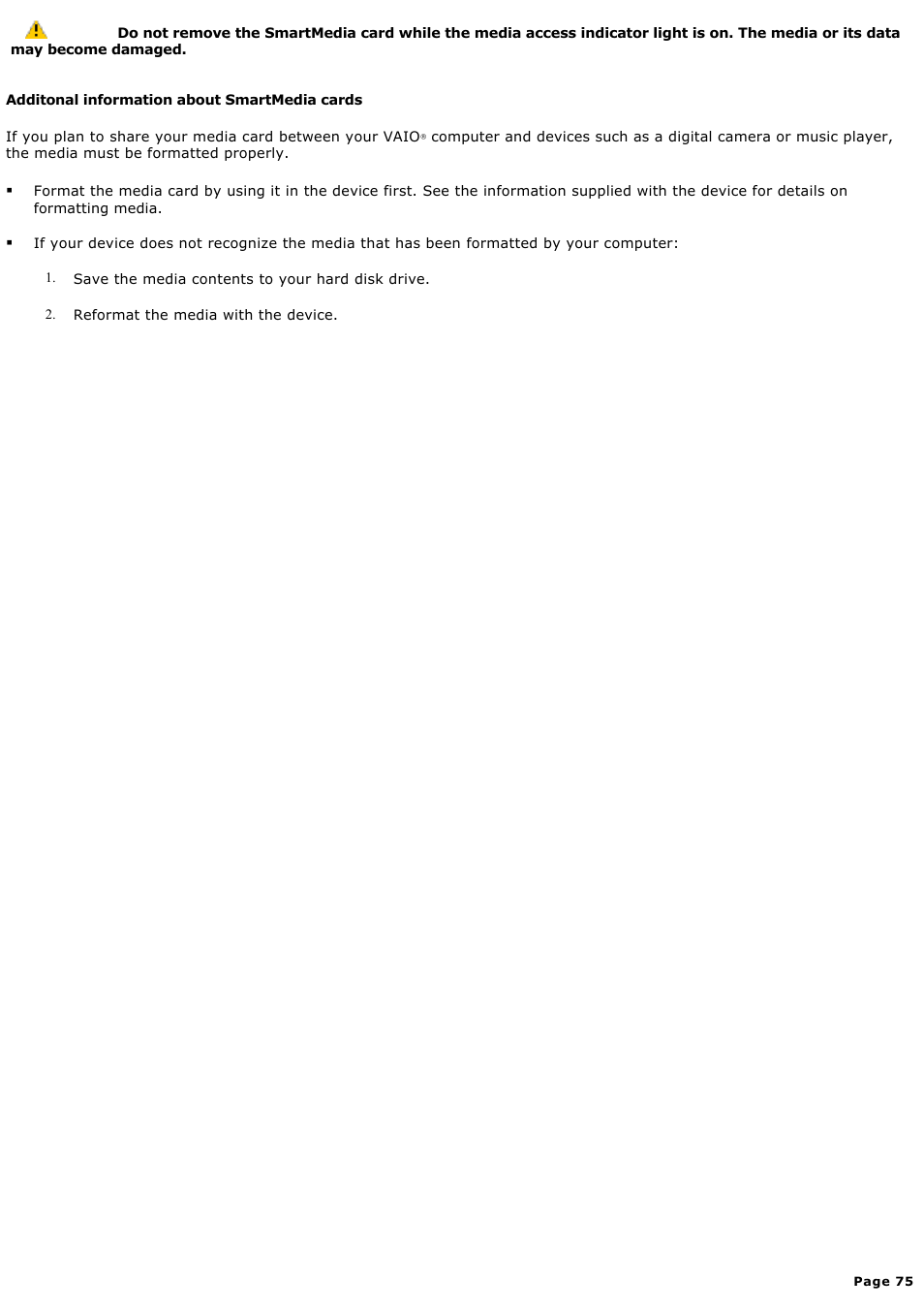 Sony PCV-RS412 User Manual | Page 75 / 146