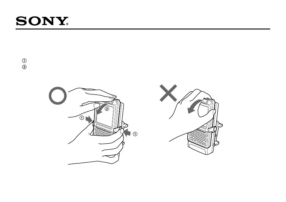 Sony PEGA-CC5 User Manual | 1 page