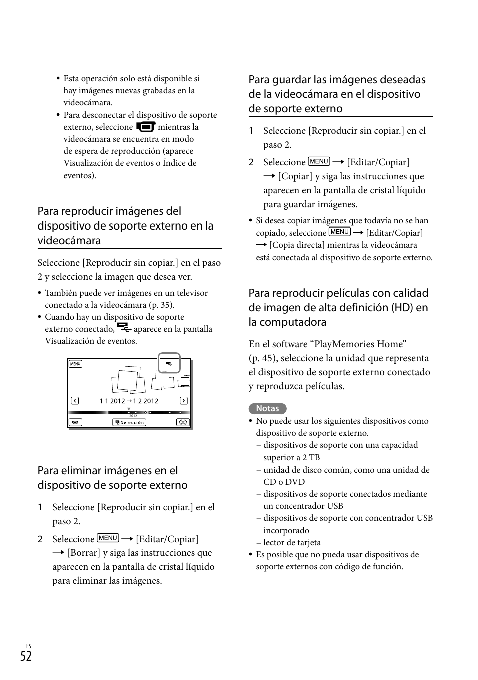 Sony HDR-CX190 User Manual | Page 130 / 155