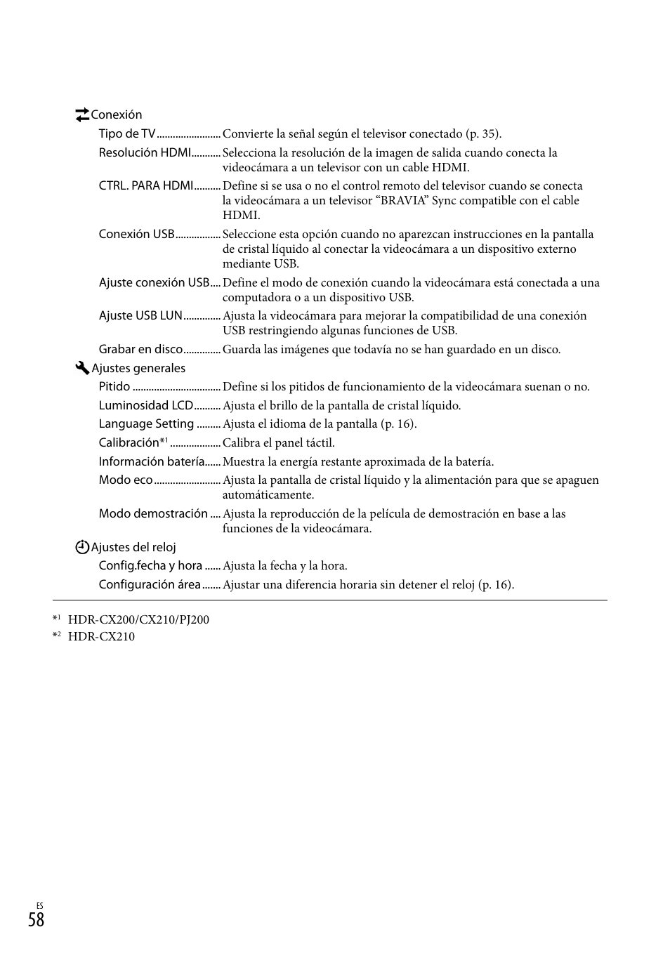 Sony HDR-CX190 User Manual | Page 136 / 155