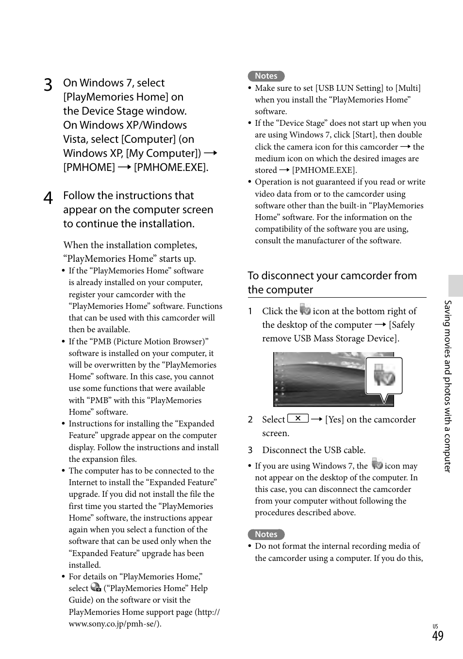 Sony HDR-CX190 User Manual | Page 49 / 155