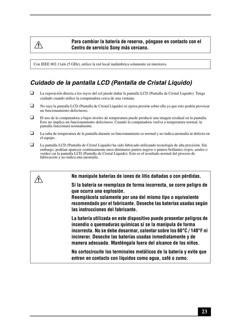 Sony VPCZ13JGX User Manual | Page 23 / 32