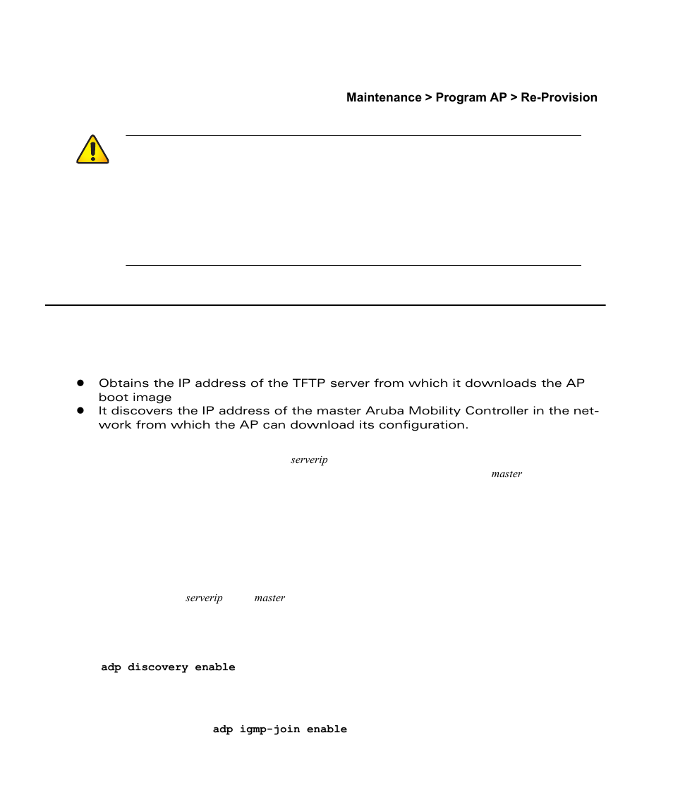 Aruba discovery protocol | Aruba Networks Access Point Aruba AP 60/61 User Manual | Page 12 / 68