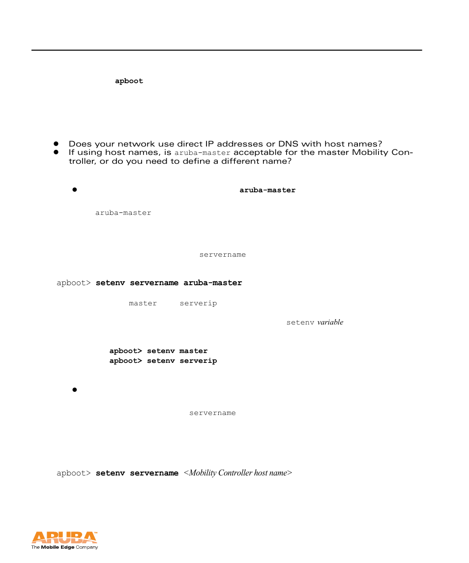 Setting aruba ap 60/61 parameters | Aruba Networks Access Point Aruba AP 60/61 User Manual | Page 21 / 68