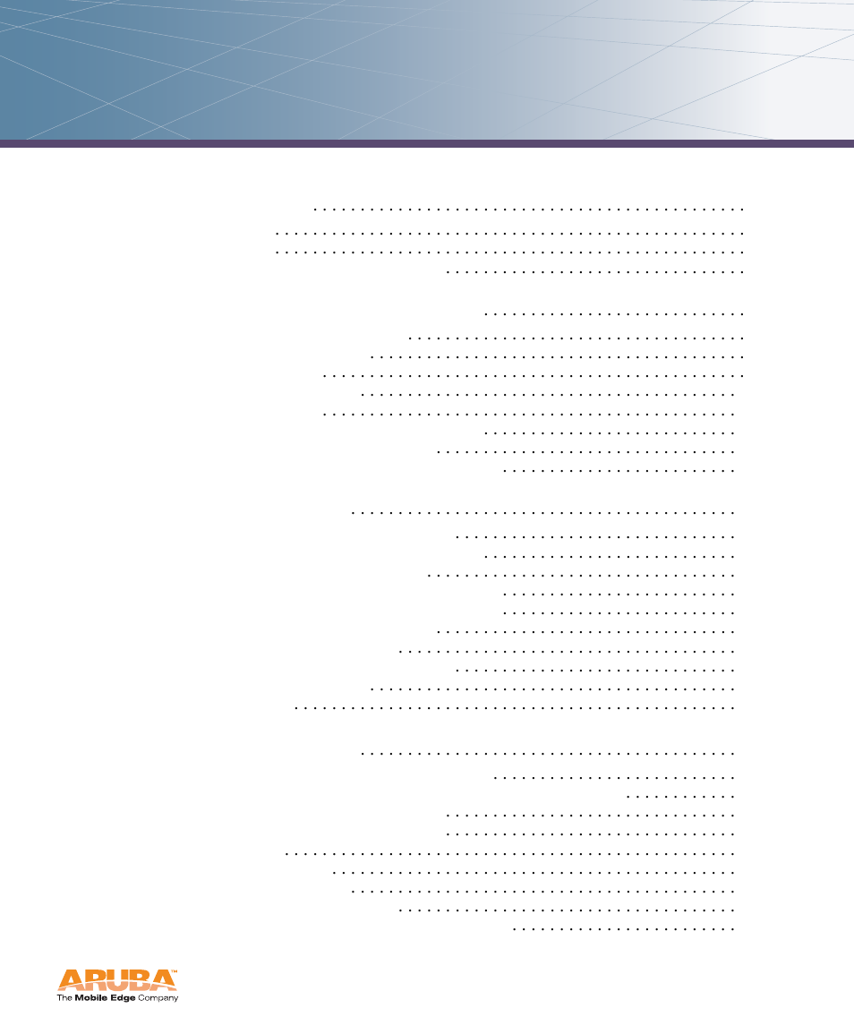 Aruba Networks Access Point Aruba AP 60/61 User Manual | Page 3 / 68