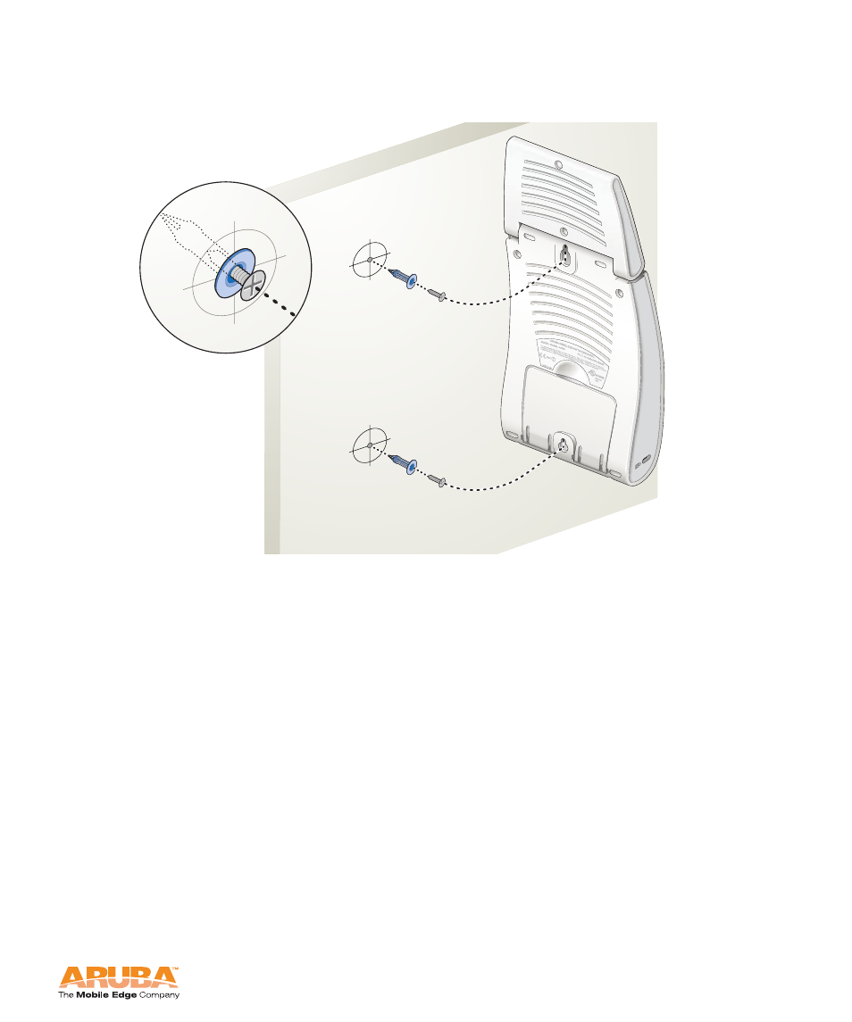 Using the optional mounting kits | Aruba Networks Access Point Aruba AP 60/61 User Manual | Page 31 / 68