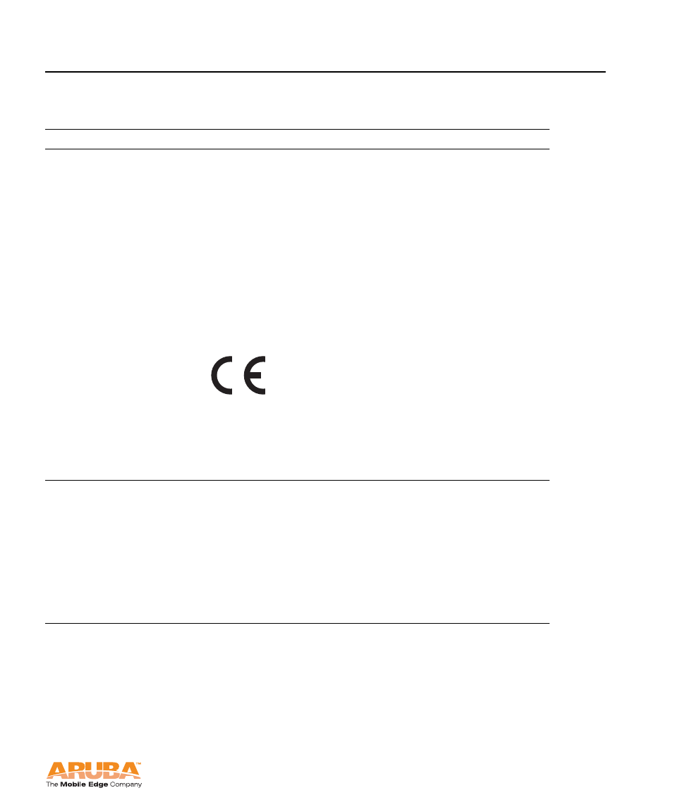 Certifications | Aruba Networks Access Point Aruba AP 60/61 User Manual | Page 49 / 68