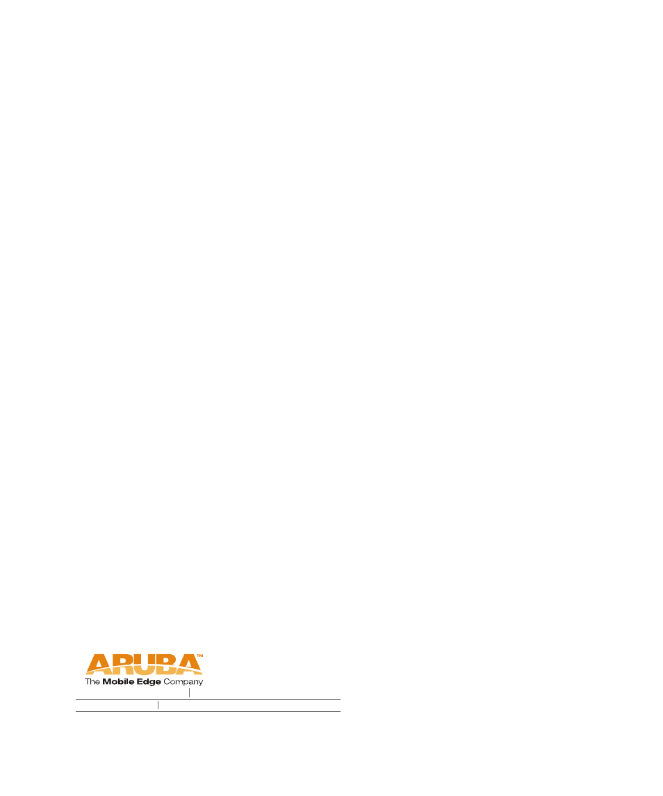 Aruba Networks Access Point Aruba AP 60/61 User Manual | Page 68 / 68