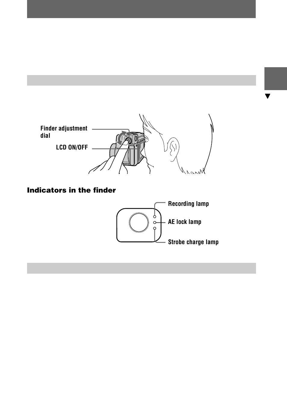 Recording images with the finder, To turn off the lcd screen, Al (17) | Sony DSC-S70 User Manual | Page 17 / 68