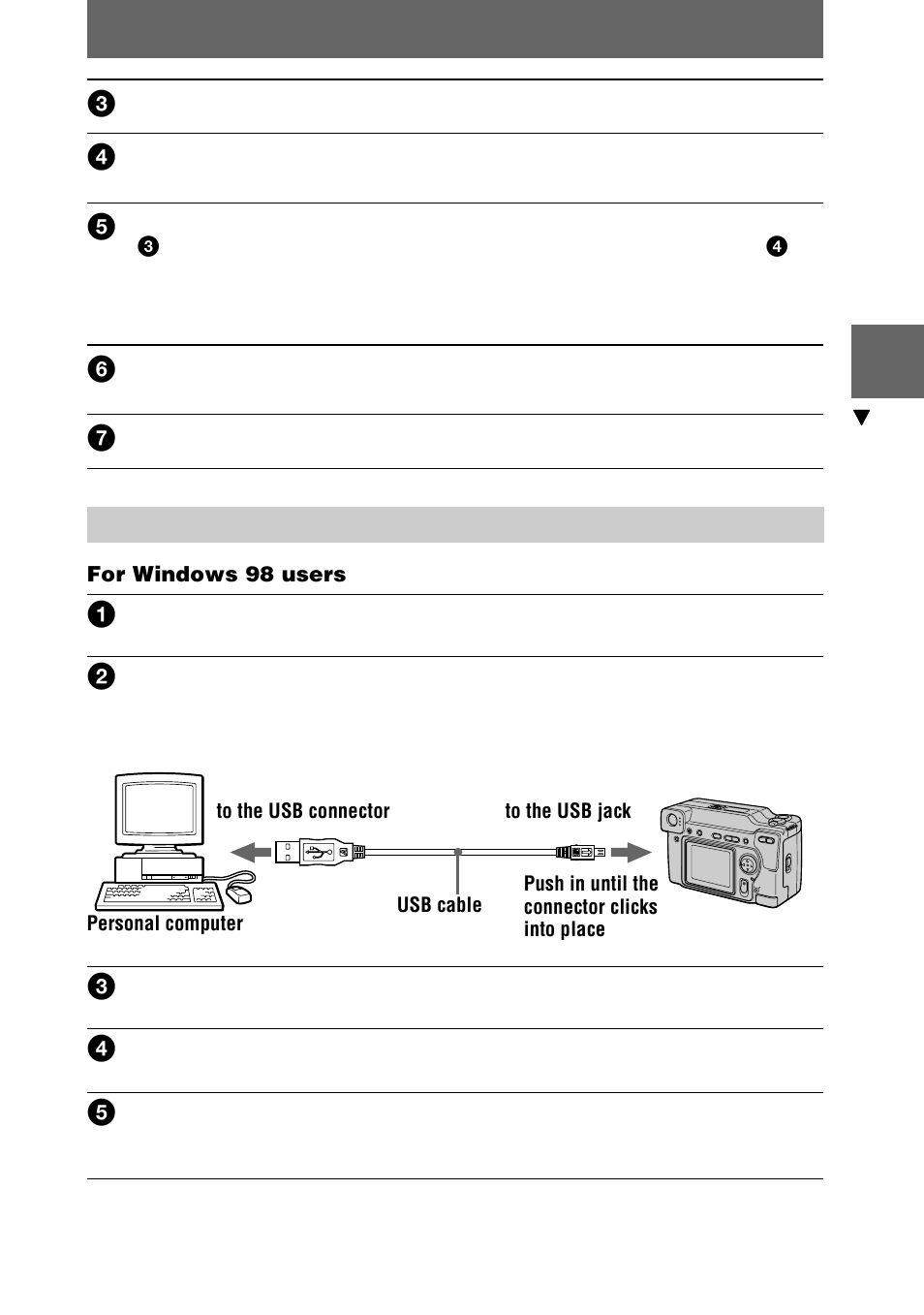 Viewing images, For windows98 users | Sony DSC-S70 User Manual | Page 27 / 68
