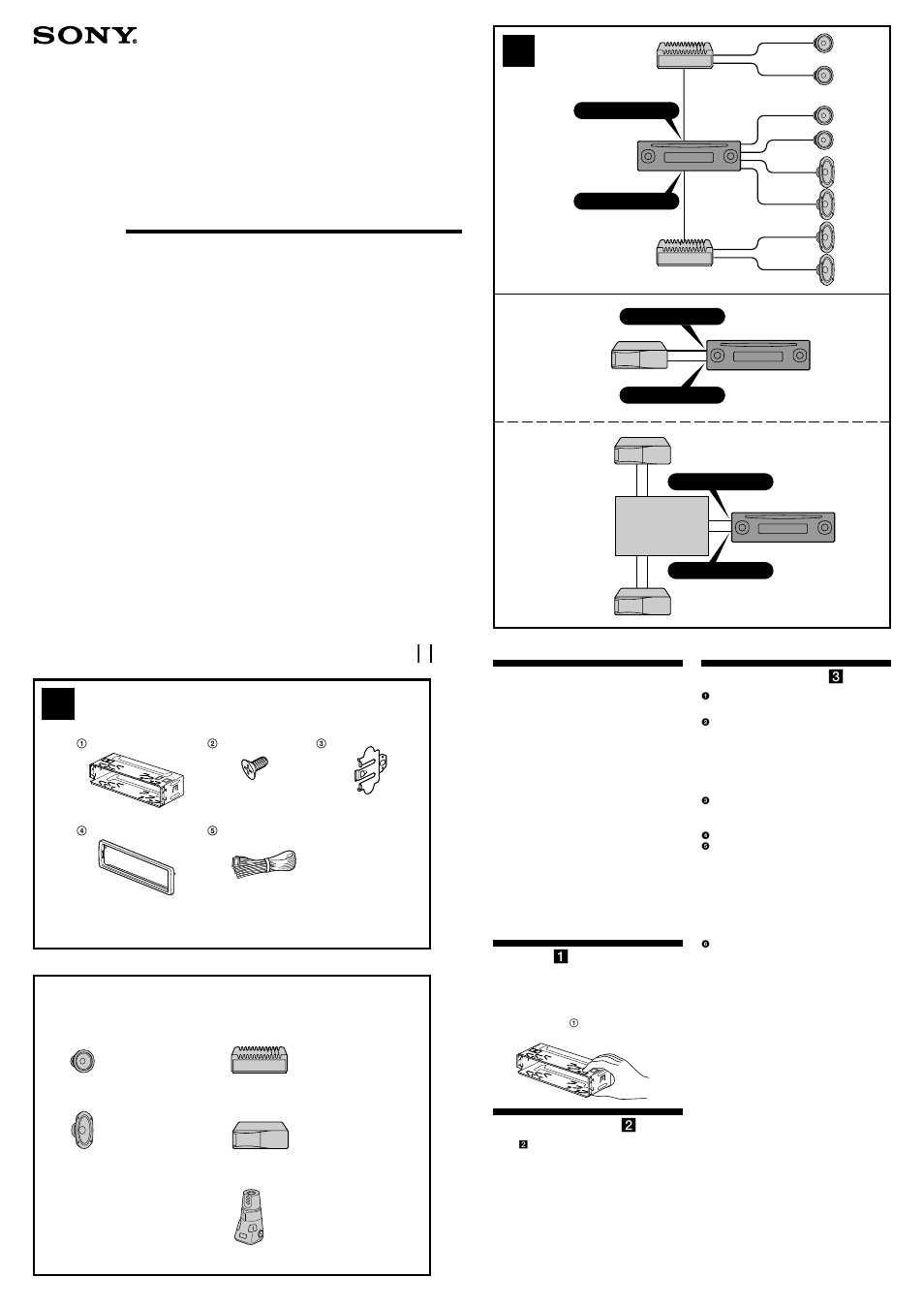 Sony CDX-MP30 User Manual | 4 pages