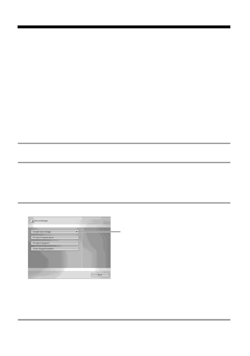 Installing the software onto your computer | Sony MZ-NHF800 User Manual | Page 7 / 24