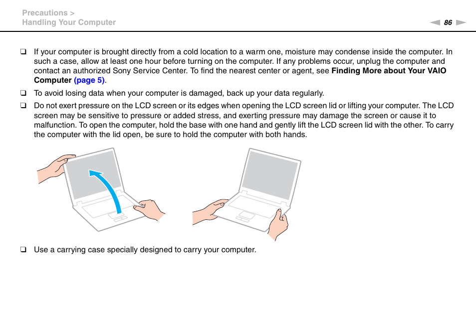 Sony VPCX111KX User Manual | Page 86 / 132