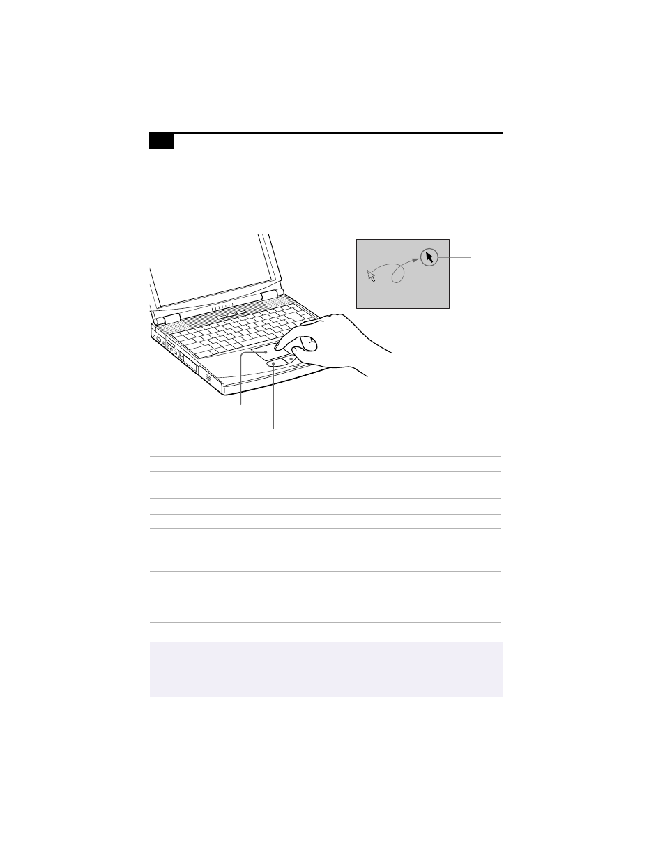 Using the touchpad | Sony PCG-F180 User Manual | Page 34 / 114