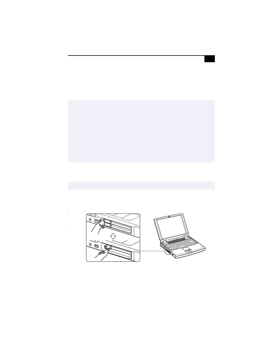 Using pc cards, To insert a pc card | Sony PCG-F180 User Manual | Page 39 / 114