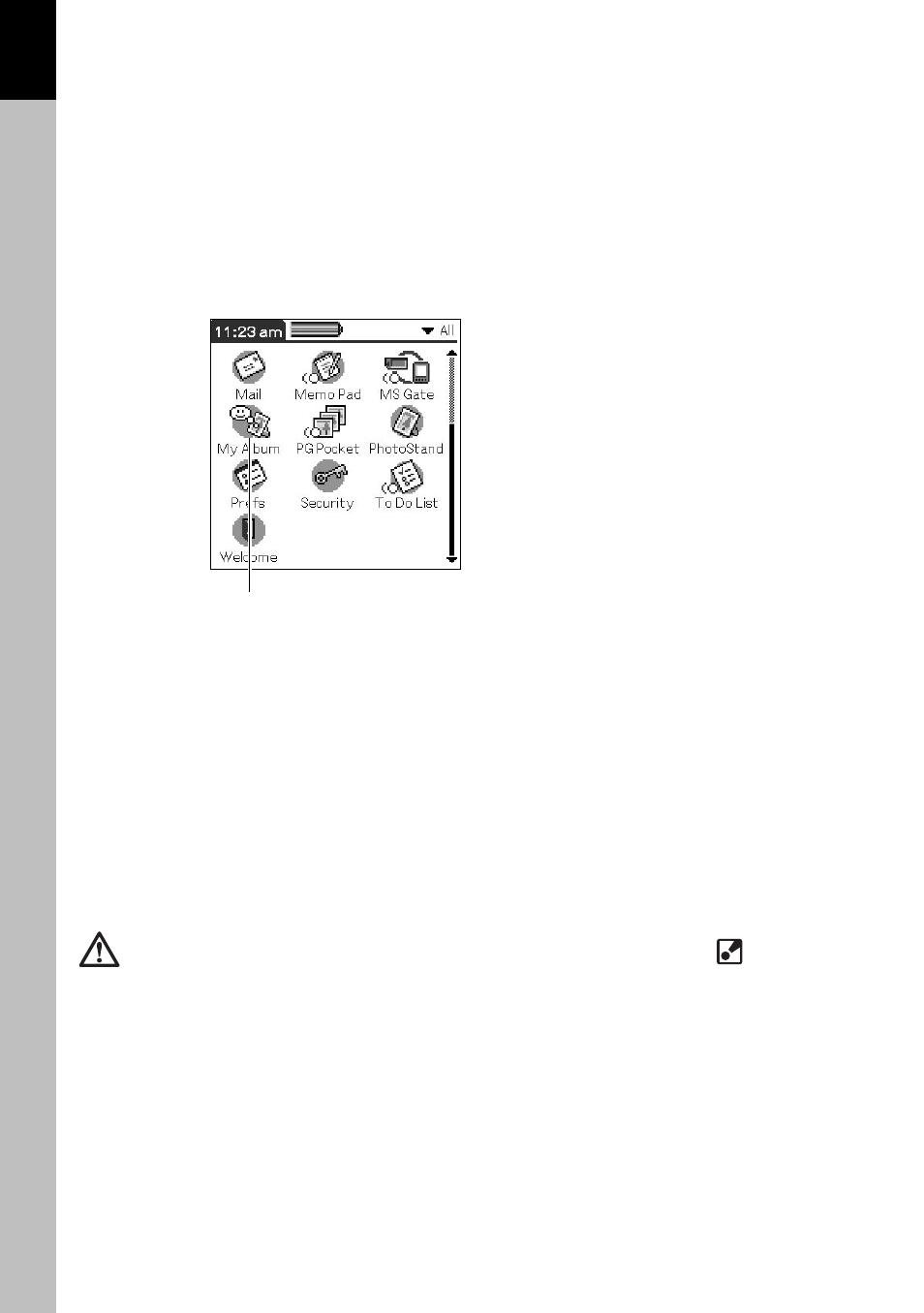 Viewing and organizing pictures | Sony PEG-T415 User Manual | Page 16 / 30