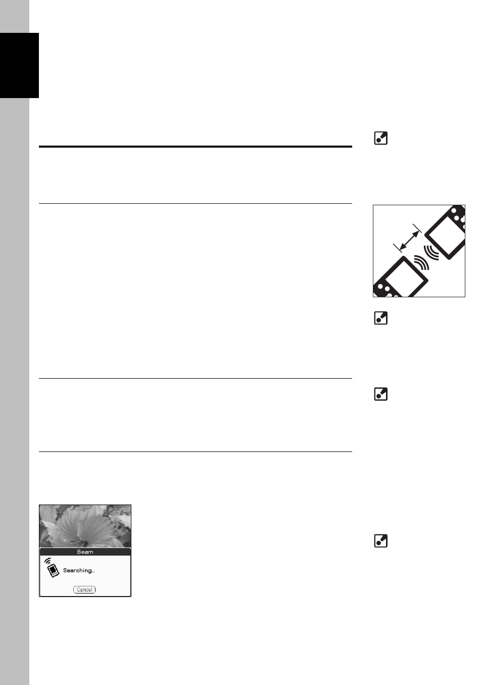 Beam pictures to another clie handheld, Preparations, Selecting a picture | Beam a picture, Advanced functions of picturegear pocket | Sony PEG-T415 User Manual | Page 22 / 30