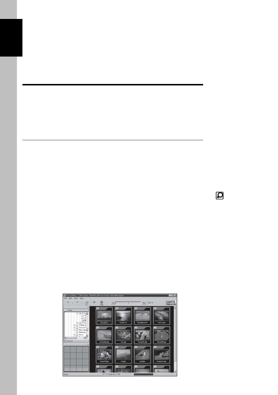 What is picturegear lite, Main functions, Picturegear lite | Sony PEG-T415 User Manual | Page 27 / 30