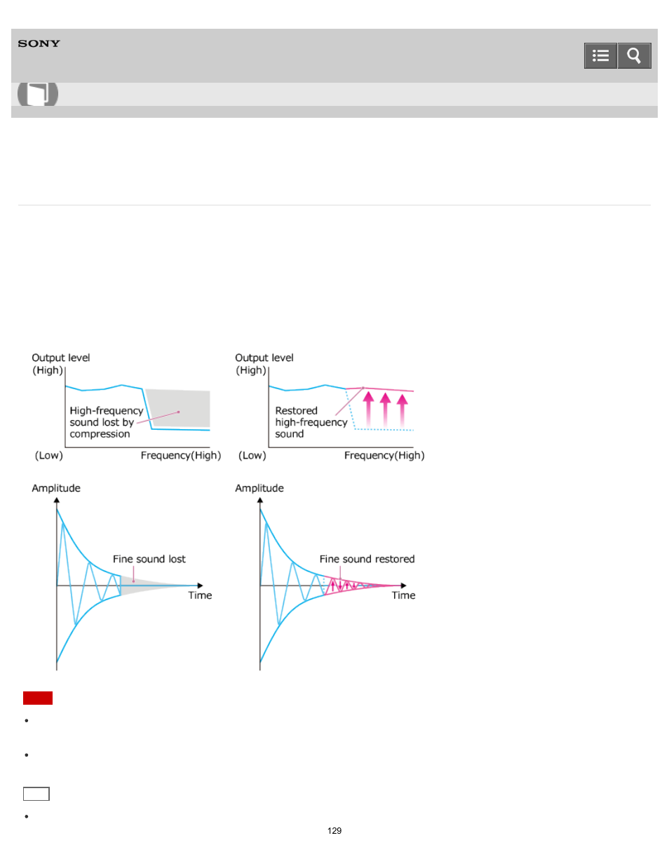 Using the dsee function, Help guide | Sony HAP-S1 User Manual | Page 129 / 213