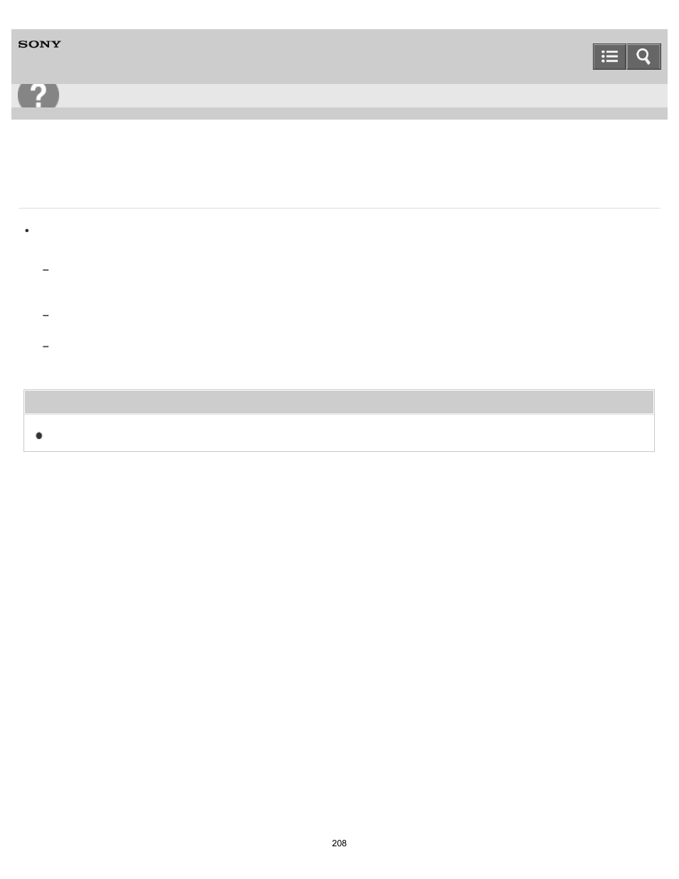 The external hard disk drive is not recognized, Help guide | Sony HAP-S1 User Manual | Page 208 / 213