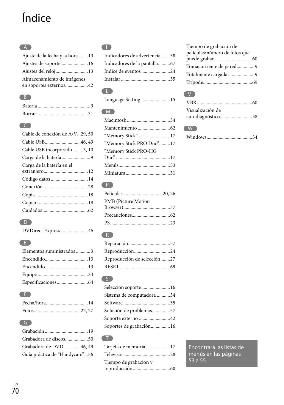 Índice | Sony HDR-CX130 User Manual | Page 142 / 143