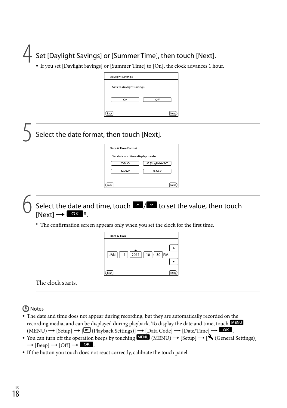 Sony HDR-CX130 User Manual | Page 18 / 143