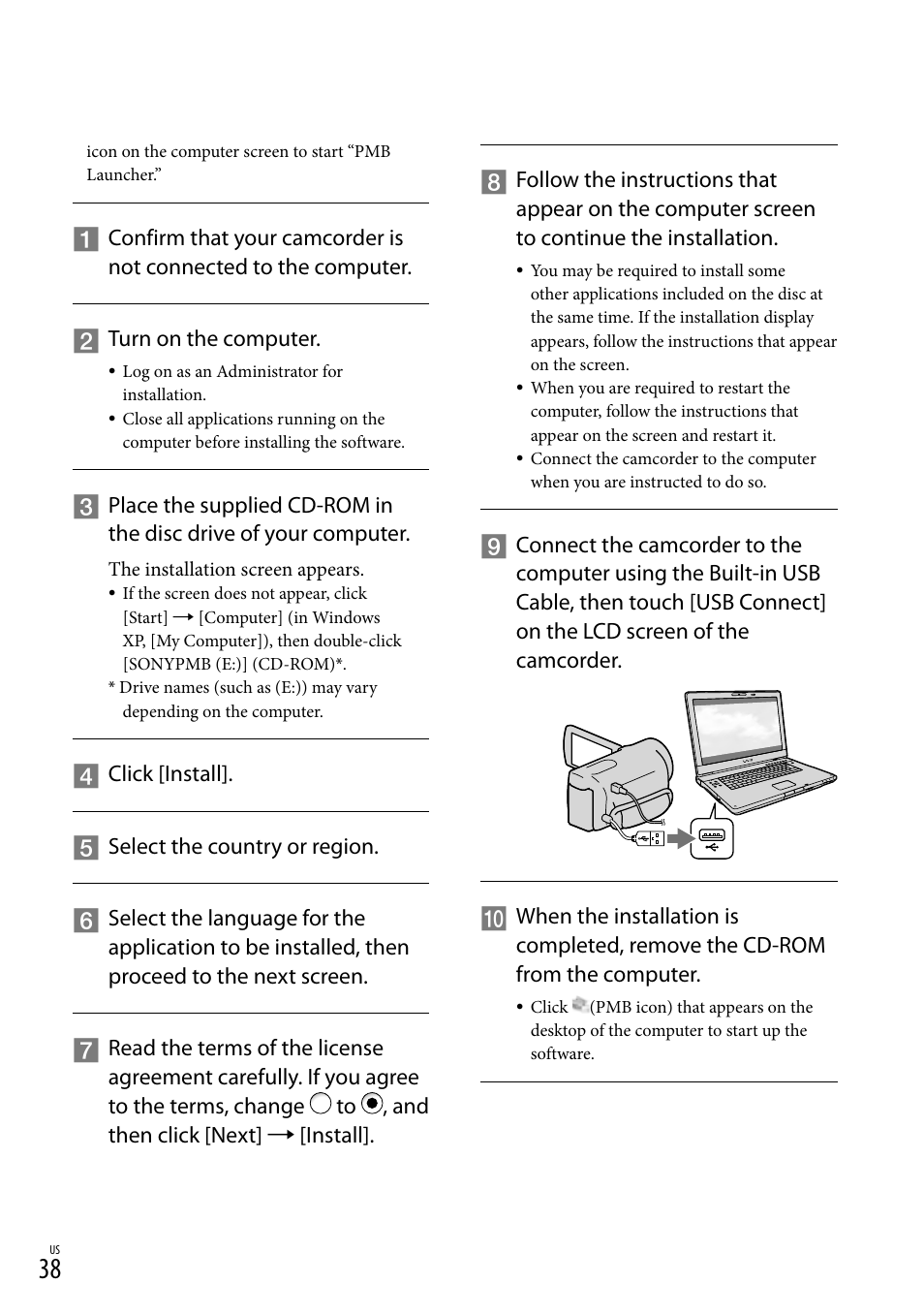Sony HDR-CX130 User Manual | Page 38 / 143