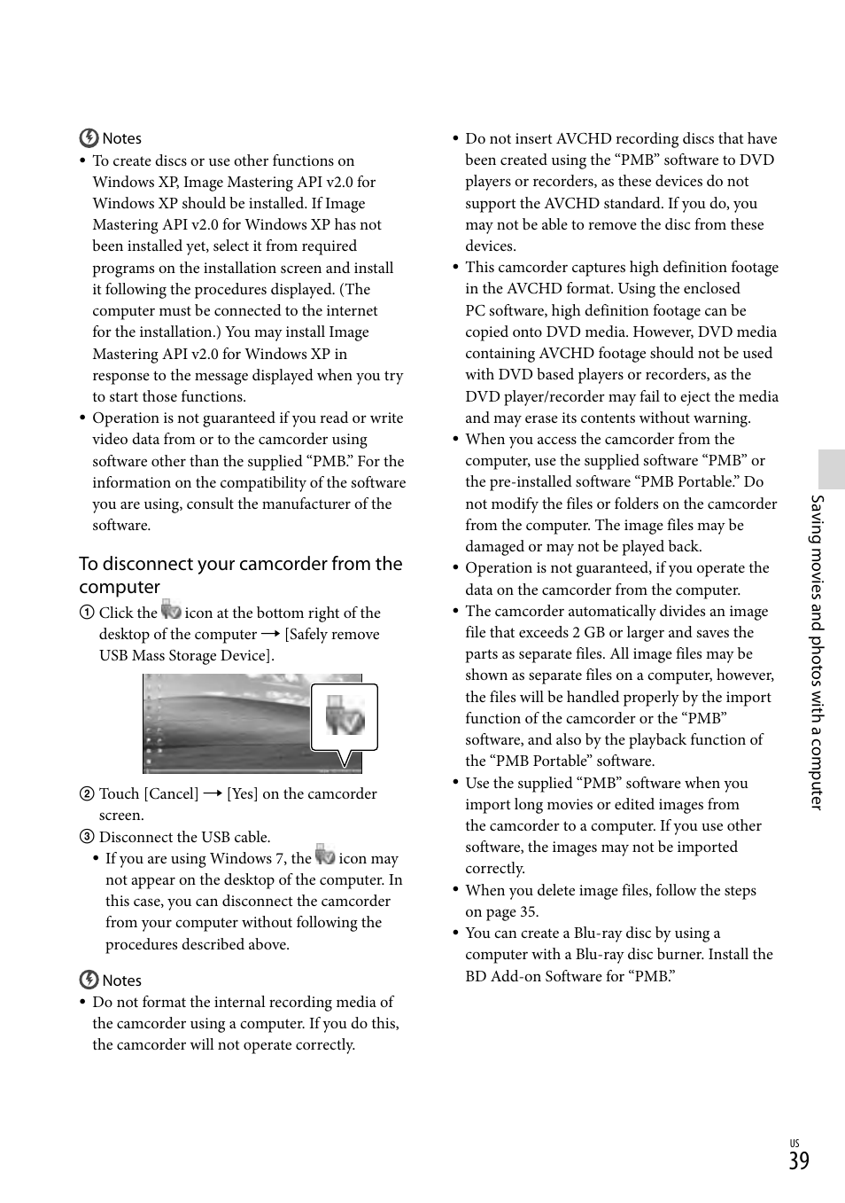 Sony HDR-CX130 User Manual | Page 39 / 143