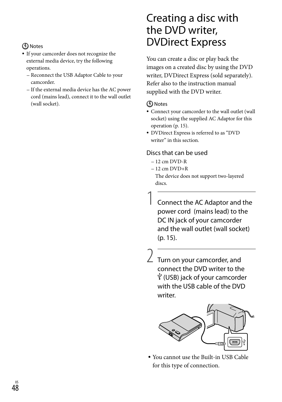 Sony HDR-CX130 User Manual | Page 48 / 143