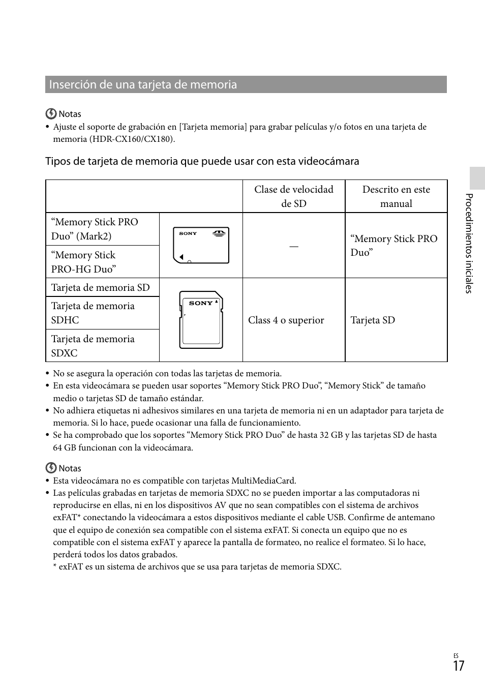 A 17 p | Sony HDR-CX130 User Manual | Page 89 / 143
