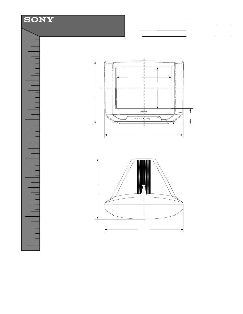 Sony KV-20S43 User Manual | 1 page