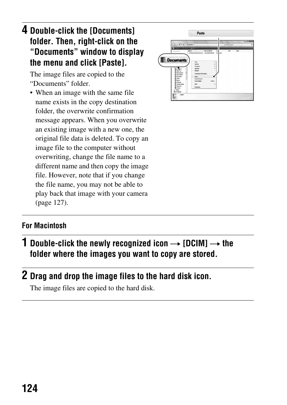 Sony DSLR-A290 User Manual | Page 124 / 162