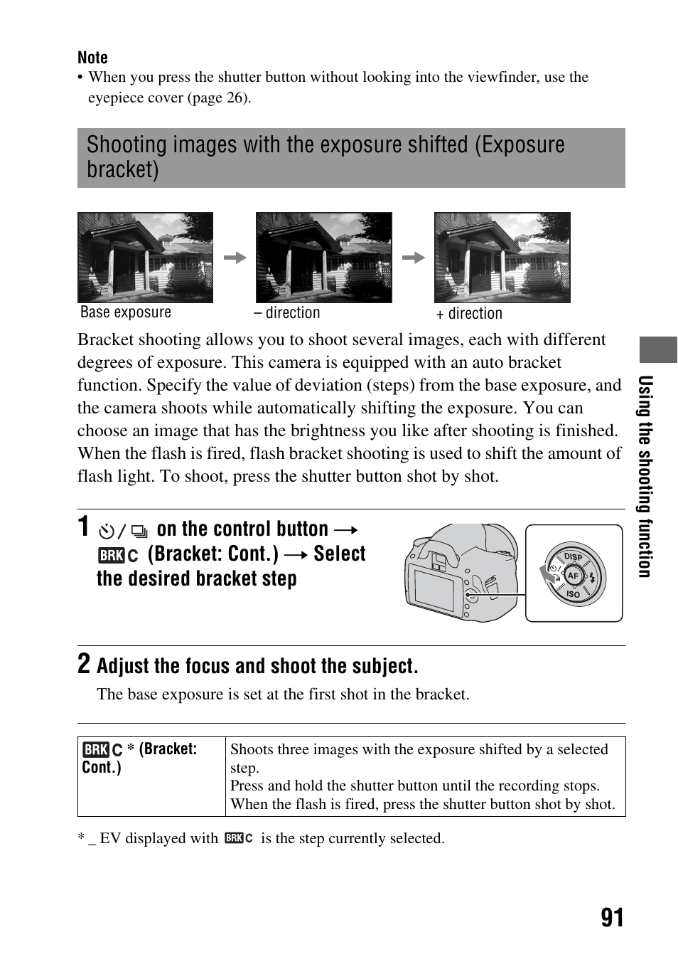 Bracket) | Sony DSLR-A290 User Manual | Page 91 / 162