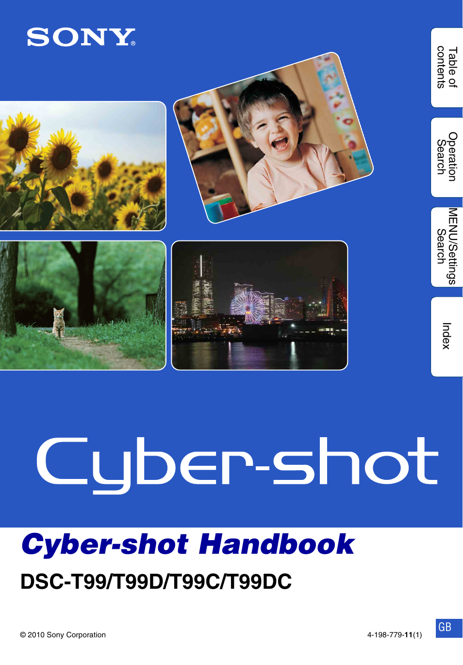 Sony DSC-T99 User Manual | 160 pages