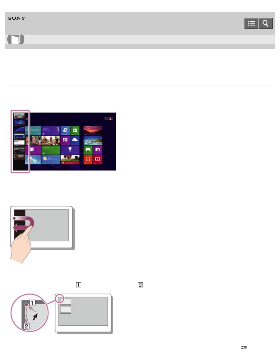 Viewing running apps, User guide | Sony SVF15N17CXS User Manual | Page 250 / 480