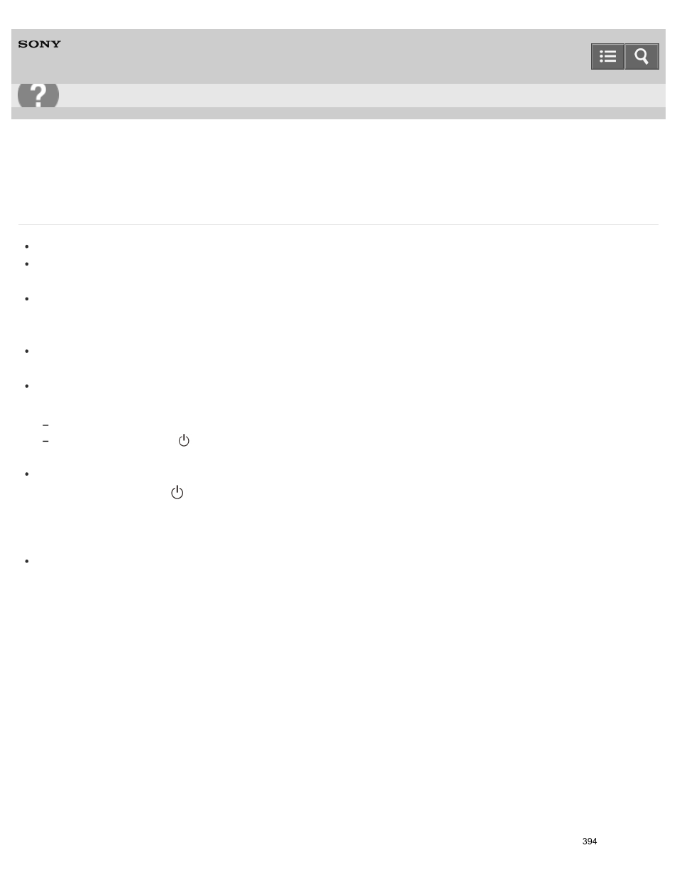 Press the power button but the screenremains blank, Remains blank, User guide | Sony SVF15N17CXS User Manual | Page 414 / 480