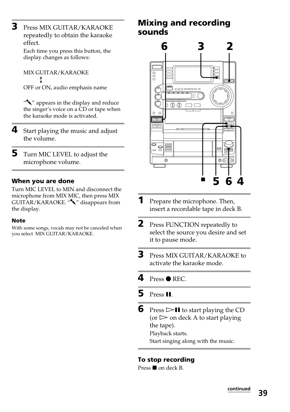Sony HCD-LX90AV User Manual | Page 39 / 60