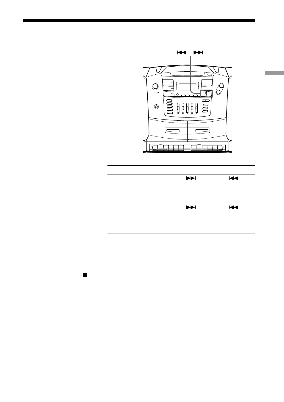 Locating a specific point in a track | Sony CFD-ZW770 User Manual | Page 13 / 36