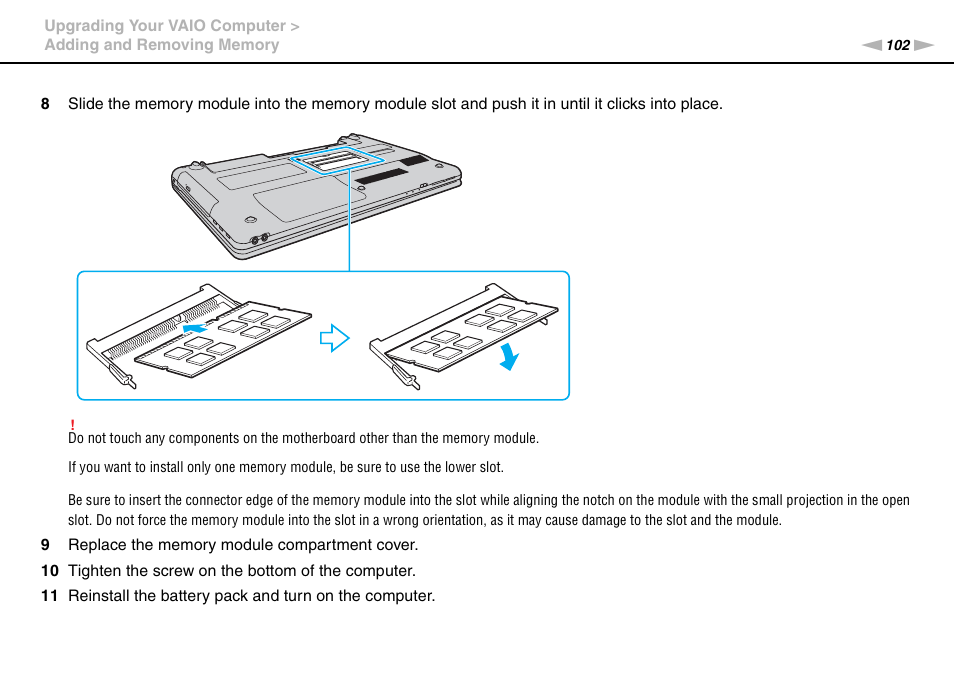 Sony VPCEB1DGX User Manual | Page 102 / 163