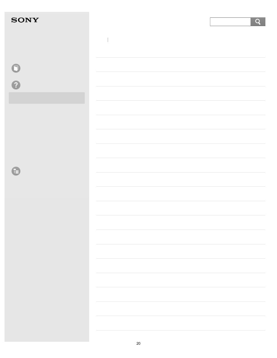 Hardware, User guide, How to use troubleshooting | List of topics | Sony SVF14A14CXB User Manual | Page 20 / 437