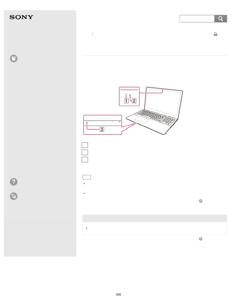 Models), Using the built-in camera (built-in camera, Equipped models) | User guide, How to use, Troubleshooting list of topics, Vaio fit 14/15 | Sony SVF14A14CXB User Manual | Page 305 / 437